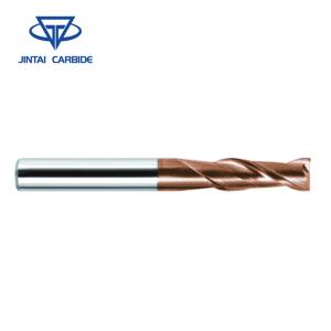 Wholesale HRC45 HRC 48 HRC 55 End Mills 2/3/4 Flute Solid Carbide End Mill from china suppliers