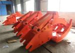 Heavy Duty Doosan 500 Excavator Grapple , Mechanical Grapple 2400kg