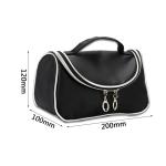 Water Resistant Zipper Polyester Makeup Bag For Travel