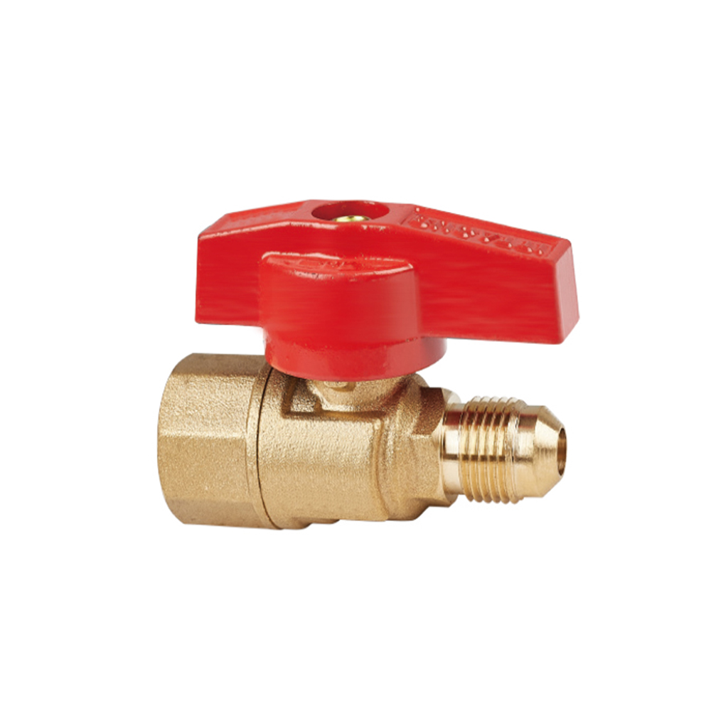 Medium Temperature 16mm Brass Gas Valve Tap Quick Fitting Durable