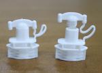 White Twist Off Spout Cap Flip Top Spout For Clay Mask Pack Sachet