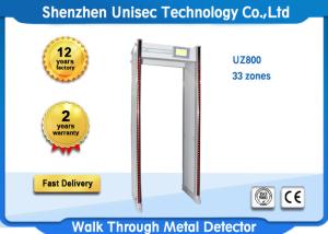 Wholesale 33 Zones Walk Through Security Scanners , Body Metal Detector Security Doors from china suppliers