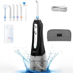 Wholesale Cordless Water Flosser Rechargeable Portable Oral Irrigator Black from china suppliers