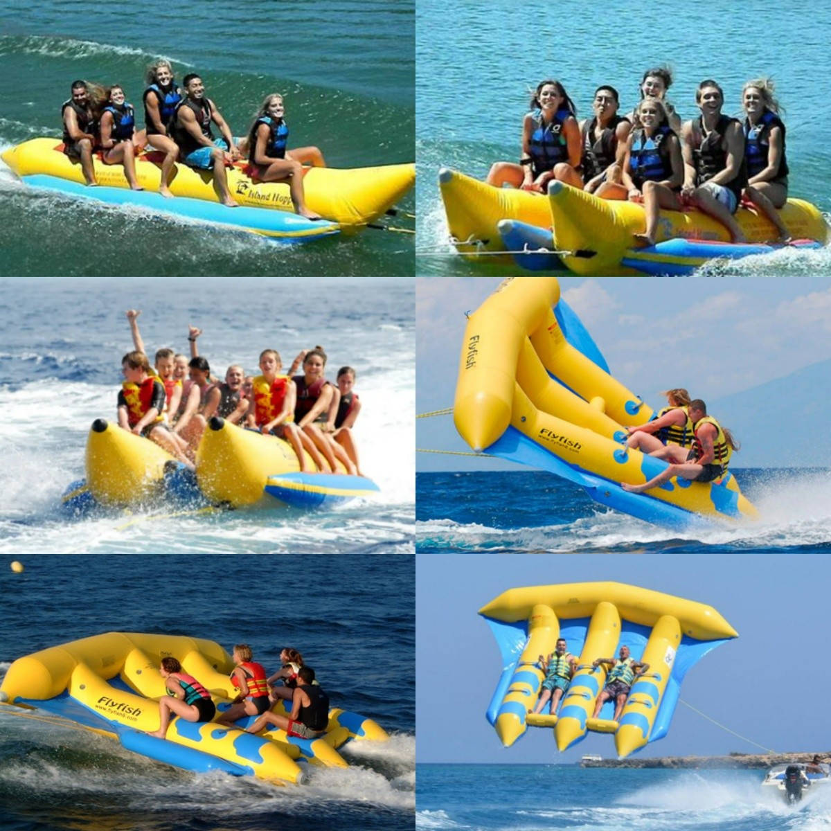 Supplier Inflatable Water Games Inflatable Flying Fish Banana Water Sled For Adult