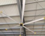 Ceiling Mounted Metal Industrial Fan with 1200w DC Motor IP55 Protection 900m²