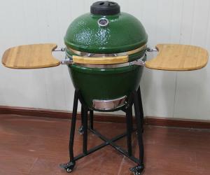 Wholesale 18&quot; Ceramic Grills Charcoal BBQ Kamado Grill Green from china suppliers