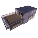 Contemporary Luxury Shipping Container Tiny Homes For Boutique Cafe Shop