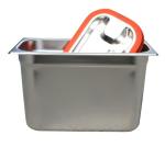Kitchen Stainless Steel Food Pan With Lid , Stainless Steel Buffet Pan