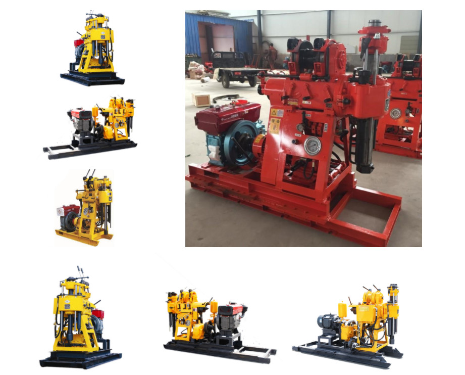 Industrial Drilling Rig Machine for 200m Drilling Depth