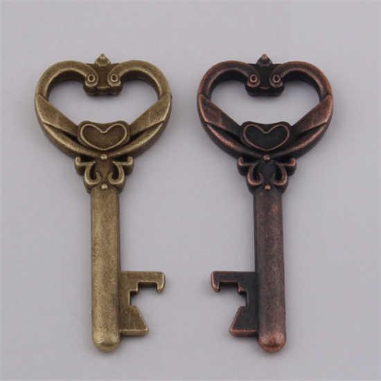 Die casting antique mouse head key shape beer bottle opener, innovative wedding