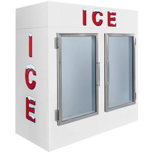 Wholesale Double Door Indoor refrigerated storage bagged ice storage bin freezer from china suppliers