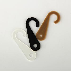 Wholesale 17mmx43mm Small Flat Plastic J Hook Hanger For Hats Stocking from china suppliers
