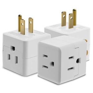 Wholesale Indoor Portable Travel Mini Plug 3 Outlet Wall Adapter from china suppliers