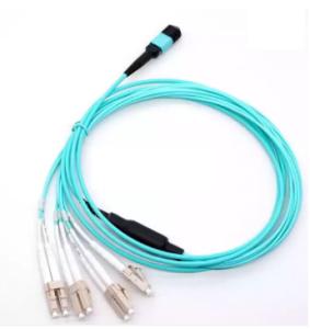 Wholesale 12 Cores Om3 MPO - LC UPC MM Fiber Optic Patch Cord Optical from china suppliers
