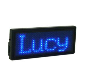 Wholesale Moving Rechargeable LED Name Sign Blue color B1236TB from china suppliers