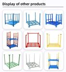 Warehouse Q235 Steel Pallet Waste Treatment Metal Stackable Shelves