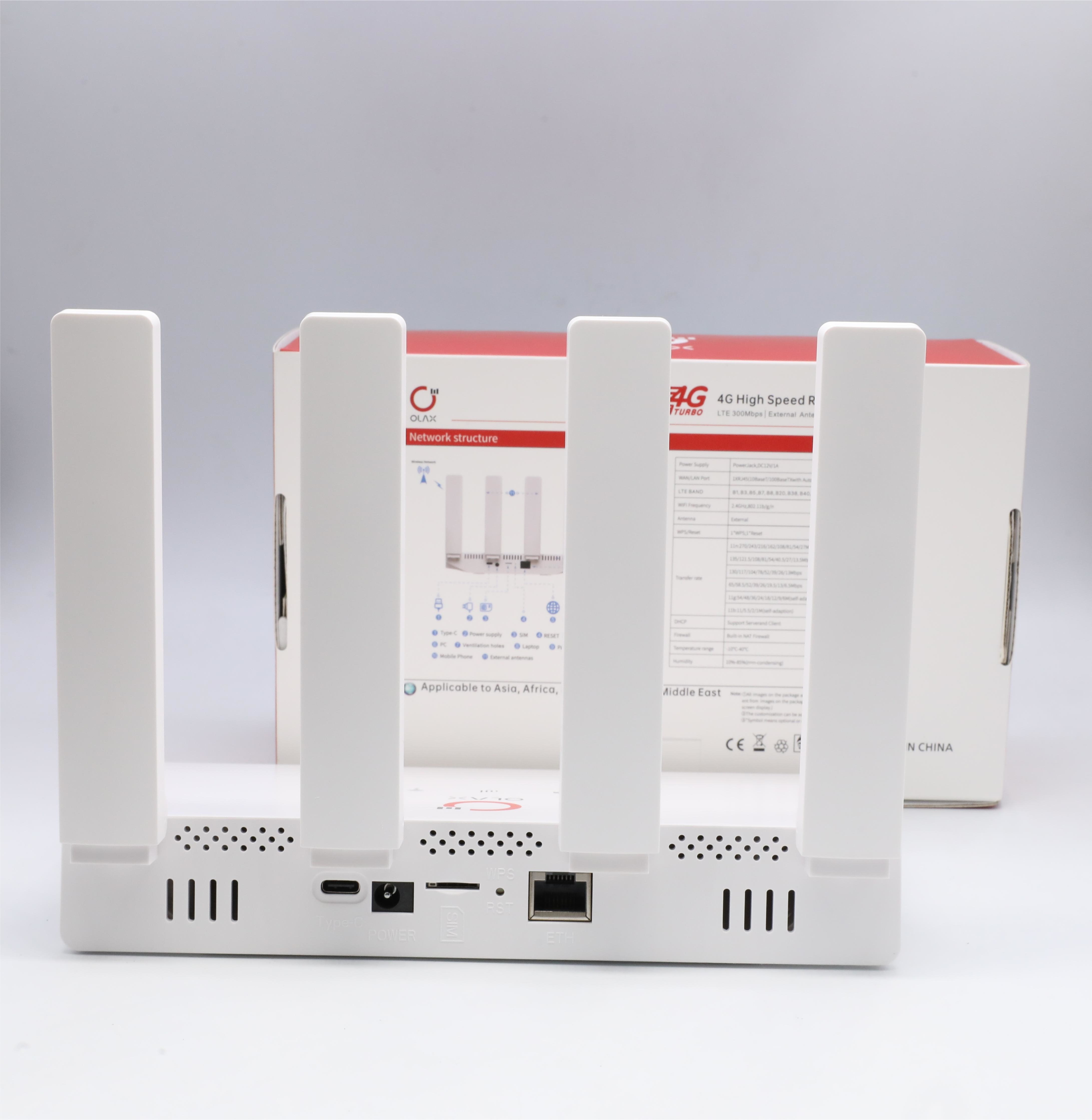 OLAX MC50 4G LTE High Speed Internet with CPE Wifi Router Dual Band Wi-Fi Modem