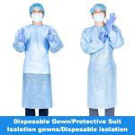 Hospital Use Medical Disposable Gowns , Disposable Non Woven Fabric Operation