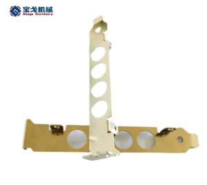 Wholesale YZ05 Fine Blanking Open Electroplating Gold WiFi Receiver Chassis Stamping Parts from china suppliers