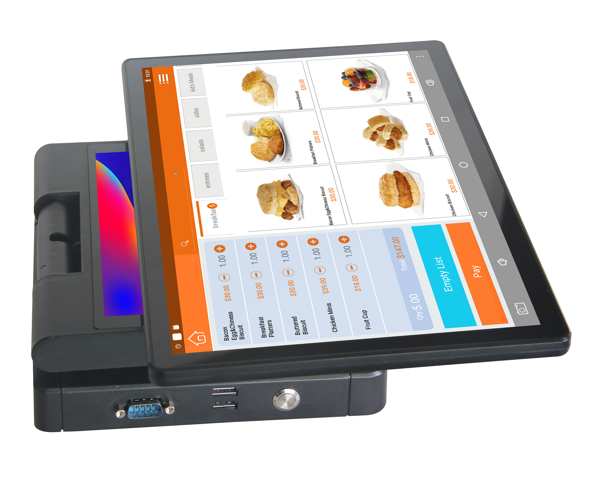 Compact HDD-880 Adjustable Little Volume Payment Kiosk for Shopping Mall and Pharmacy