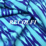 Printing Color Warp Knitted Fabric , Yoga Pants Material Premium Stretch Fiber