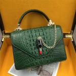 Authentic Real Crocodile Skin Lady Purse Genuine Alligator Leather Women Single