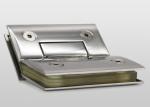135 Degree Hinges For Frameless Shower Doors , Brass Finish Bathroom Glass Door