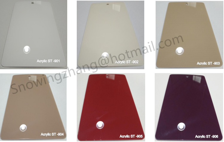 High gloss grey acrylic board for kitchen cabinet doors