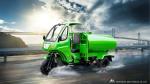 5.0-12 Tire Size Three Wheeler Cargo for Merchants and Farmers by Triciclo Fuel