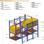 Commercial Boltless Steel Drive In Pallet Rack System Heavy Duty Corrosion