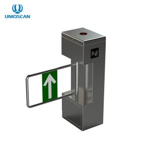 Wholesale 180 Degrees Flap Barrier Gate Stainless Steel Turnstile With Card Reader from china suppliers