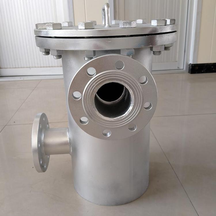 Stainless Steel Water Impurity Treatment Pipeline Filter with Vacuum Suction