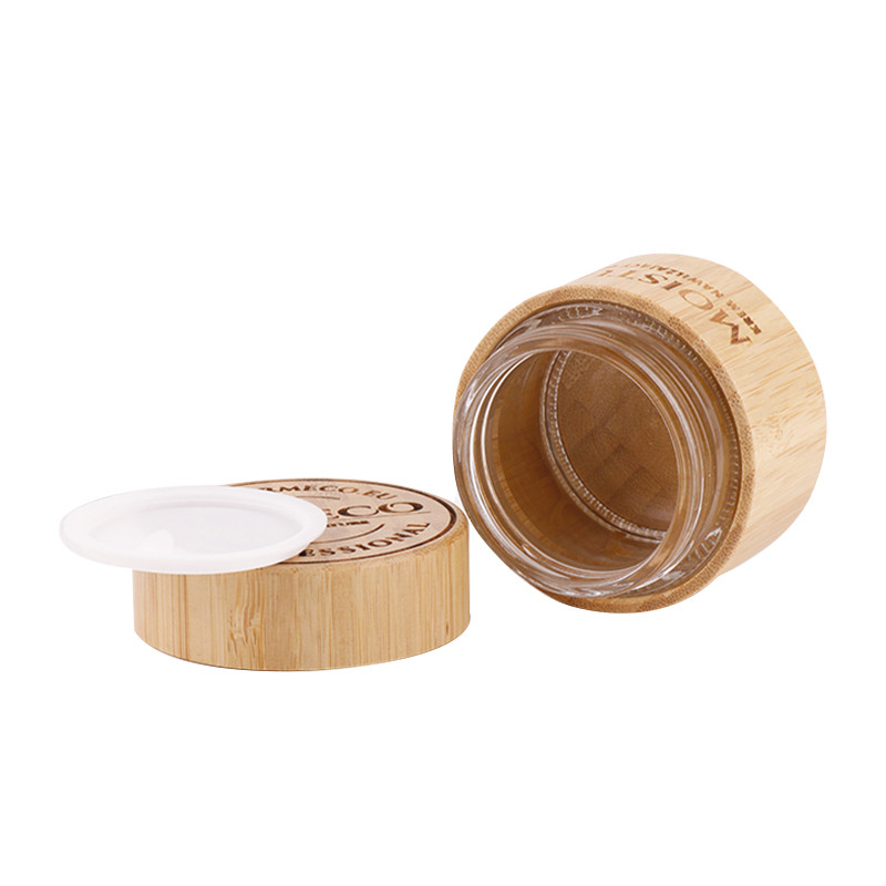 5g 10g 15g 20g 30g 50g 100g Wooden Bamboo Jar Packaging For Cream Cosmetic