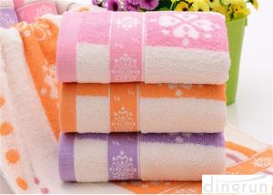 Wholesale Fashionable Home Spa Towel Dye Yarn , Face Wash Cloths Durable from china suppliers