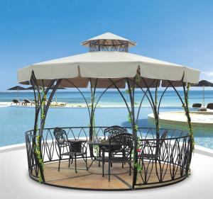 Wholesale China outdoor gazebo garden tent metal pavilion flower garden Pavilion 1117 from china suppliers