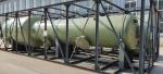 1000*1440mm Cylindrical Chemical Process Tank CE 1m3 Filament Winding