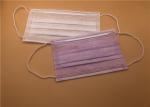 Nose Bar Disposable Face Mask For Germ Protection / Disposal Clinical Medical