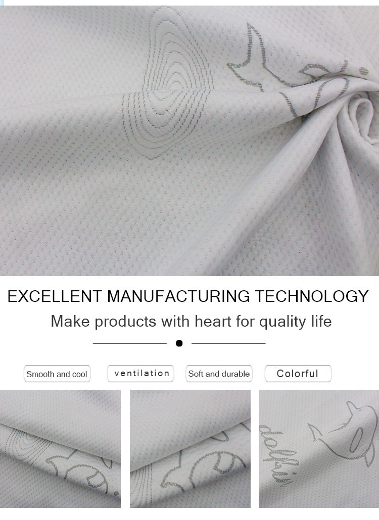 WHOLESALE FABRIC 100 POLYESTER FIBER JACQUARD MATTRESS FABRIC
