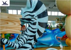 Wholesale Life Size Amusement Park Customized Cute Cartoon Fiberglass Animal Zebra Statues from china suppliers