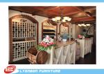 Little Cubicle Wood Display Cases MDF For Wine , Retail Wood Showcases