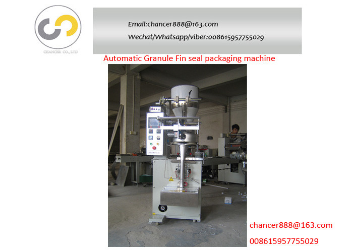 Automatic snacks fin seal packaging machine, back seal flow wrapping filling machine
