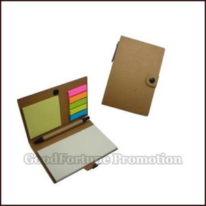 Wholesale Promotional Kraft Memo pad with pen gift logo from china suppliers