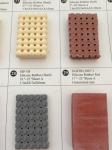 Beige / Red / Grey Perforated Silicone Foam Rubber Sheet , Silicone Sponge