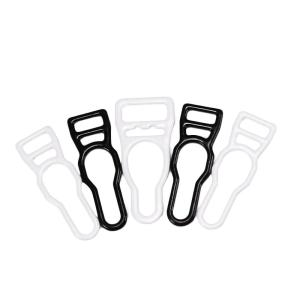 Wholesale Black White 12mm Metal Suspender Garter Clips Nylon Coated from china suppliers