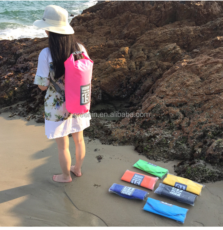 Durable Diving Dry Bags Waterproof Bag, Full Print Floating Ocean Pack Dry Bag