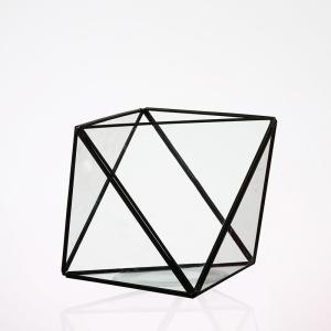 Wholesale Mini Metal Tabletop Geometric Air Plant Holder , Himmeli Decor Glass Air Plant Holder from china suppliers