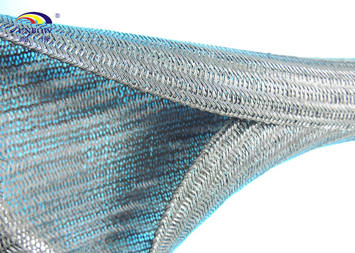 Non-flammable abrasive Self-locking Expandable Sleeving / Sleeves Fast fixing and Self-closing
