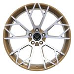 Bronze Machined Concave Forged Wheels Rims 21inch For Lamborghini Aventador