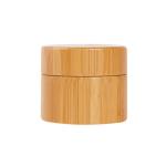 Wooden Bamboo Jar Packaging 5g 15g 30g 50g 100g 200g Clear Frosted Glass Jar