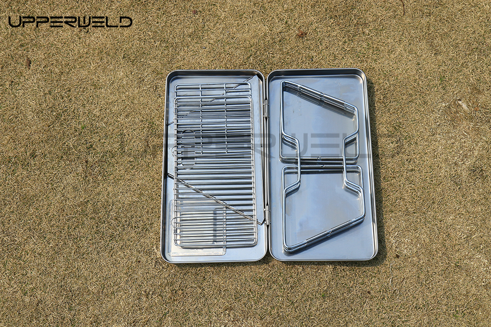 2kg Clean Finishing Portable Wood Camping Folding Carbon Grill Stove for Outdoor Trips